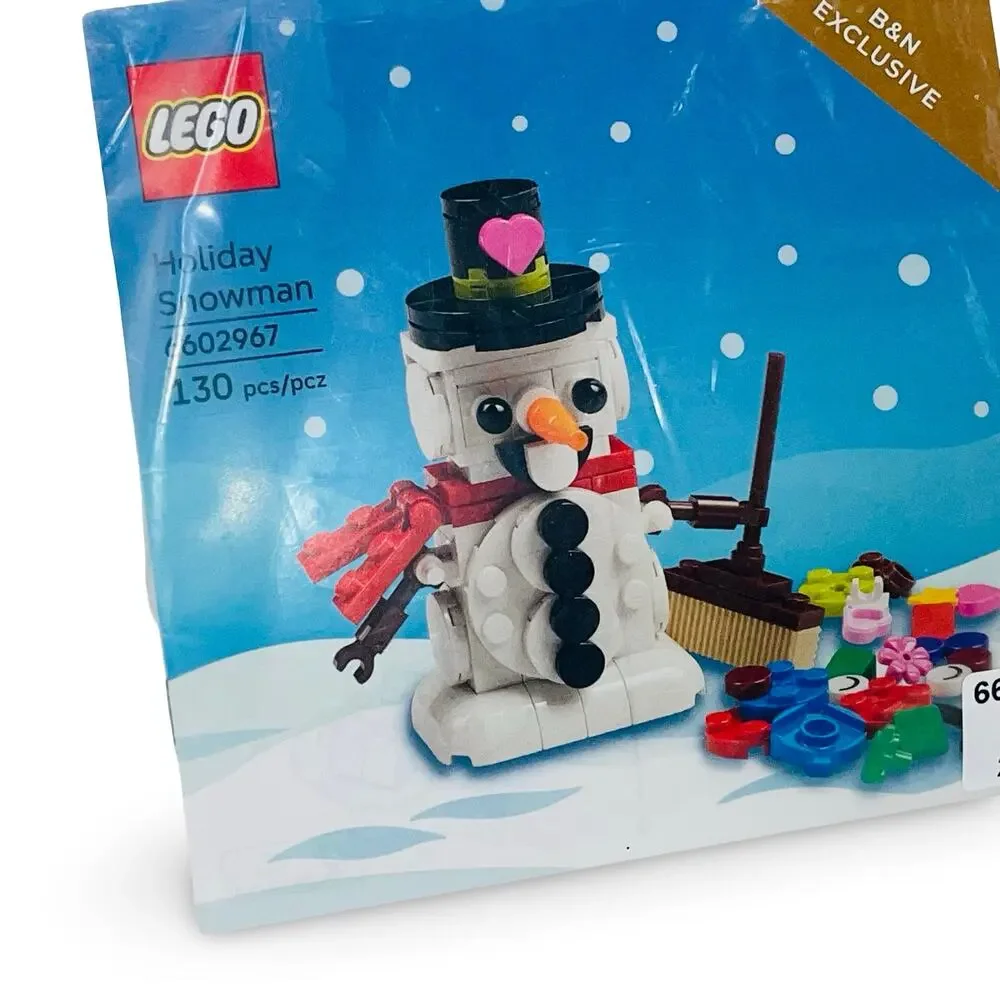 LEGO 6602967 Holiday Snowman Barnes & Noble Exclusive Building Set Christmas NEW